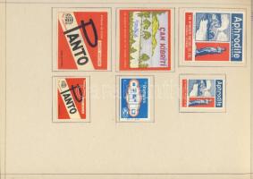 481 darabos gyufacímke gyűjtemény: szovjet, holland, ciprusi, német, görög