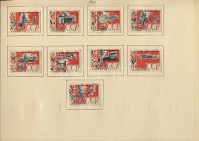 820 darabos szovjet gyufacímkegyűjtemény