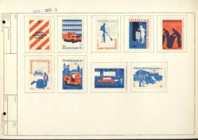 645 darabos magyar gyufacímkegyűjtemény