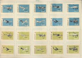 823 darabos szovjet gyufacímkegyűjtemény szépen rendezve