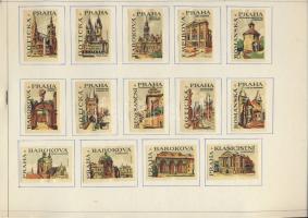 863 darabos csehszlovák gyufacímke-gyűjtemény szépen rendezve albumlapokon