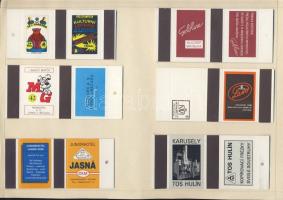 669 darabos cseh hazai és export gyufacímke-gyűjtemény albumlapokon