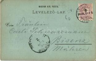 1898 Budapest XIV. Városliget, Ős-Budavári nagykávéház. Edgar Schmidt (apró lyukak / tiny holes)