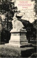 1906 Budapest V. Veres Pálné szobor az Erzsébet téren (EK)