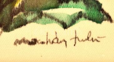 Macskássy Izolda (1945-): Virágok. Vegyes technika, selyem papíron, jelzett, üvegezett keretben, 13×...