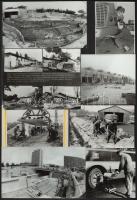 Nosztalgiavillamos belsők, 8 db fotó, 17,5×12,5 cm + 3-as metró fotók + autóbuszgarázsok + HÉV fotók...