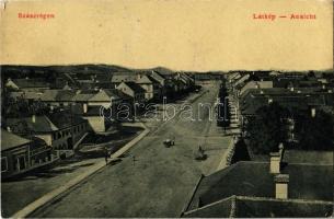 1916 Szászrégen, Reghin; látkép. W. L. (?) 1642. Kiadja Hübner Ignác / Ansicht / general view (EK)