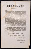 1793 Német nyelvű nyomtatott körlevél az ezüstbányák használatáról