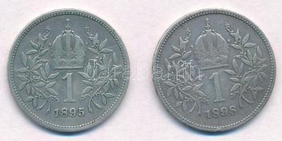 Ausztria 1895-1898. 1K Ag "Ferenc József" (2xklf) T:2-,
Austria 1895-1898. 1 Corona Ag &q...