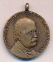 1968. Semmelweis Ignácz Fülöp 1818-1865 / Septimana Solemnis Br emlékérem füllel (30,5mm) T:2