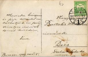 1909 Brassó, Kronstadt, Brasov; Előkelő társaság "Colibri" automobilban / upscale gentleme...