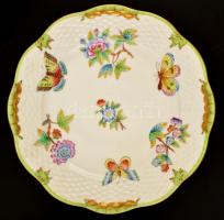 Herendi Viktória mintás étkészlet ( 26 db), kézzel festett, jelzett, hibátlan