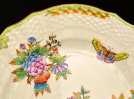 Herendi Viktória mintás étkészlet ( 26 db), kézzel festett, jelzett, hibátlan