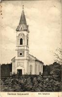 Solymos, Inacovce; Református templom. Halász Sándor fényképészeti műterméből (Nagymihály) / Calvinist church (fa)