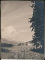 1931 Magas-Tátra (Felvidék), tájrészletek, 3 db szép állapotú fotó, 23,5×17,5 cm