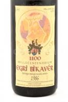 1986 Egri bikavér, Millecentenárium. bontatlan palack vörösbor