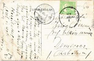 1912 Munkács, Mukacheve, Mukacevo; Fő utca, Állami elemi iskola, Római katolikus székesegyház. W. L....