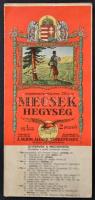 1929 A Mecsek-hegység, Kirándulók Térképe 20/a, kiadja: Magyar Királyi Állami Térképészet, 48×55 cm
