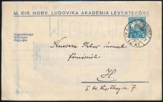 1931 Meghívó a M. Kir. Honv. Ludovika Akadémia Leventeköre évzáró ünnepségére