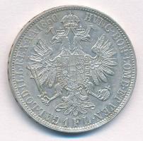 Ausztria 1860A 1Fl Ag "Ferenc József" T:1- 
Austria 1860A 1 Florin Ag "Franz Joseph&...