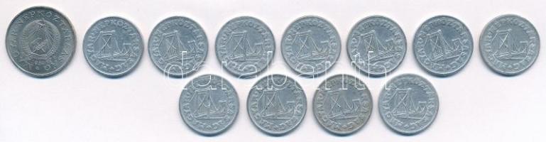 1950. 2Ft Cu-Ni + 1967. 50f Al (7x) + 1968. 50f Al (4x) T:1-,2,2-