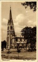 1941 Jászkarajenő, Római katolikus templom. Kiadja Kanyó Albert