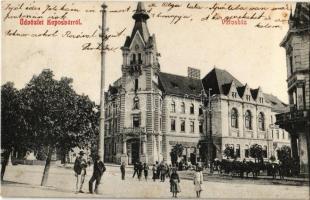 1908 Kaposvár, Városháza, Barta Sándor, Szőke Jenő üzlete. Kiadja Szabó Lipót 2560.