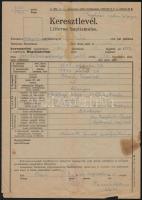 1941-1944 2 db irat: áttérési tanúsítvány + keresztlevél, okmánybélyeggel