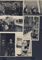 1937 6 db klf Hitler gyűjtőkép 8x12cm