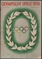 1936 Berlin Olympische Spiele c. olimpiai újság 8. szám