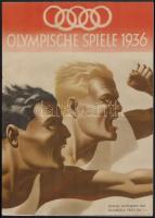 1936 Berlin Olympische Spiele c. olimpiai újság 6. szám