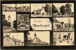 1925 Máriabesnyő (Gödöllő), Cserna villa, Hegedűs villa, Vasútállomás, kegyhely, búcsújáró templom, főoltár, Eberling villa, Hétház