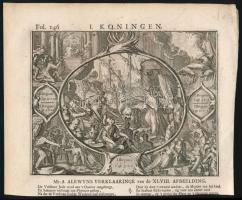 Romeyn de Hooghe (1645-1708): Mitológiai jelenet, metszet egy könyvrészleten, 15×19 cm