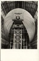Building of LZ 130 Zeppelin (so Stpl)