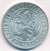 Csehszlovákia 1948. 100K Ag "600. évforduló - Károly Egyetem" T:1
Czechoslovakia 1948. 10...