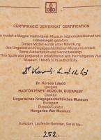 Demjén Imre (1961-) Magyar öltözetű tábornok teljes díszgála egyenruhában 1849-1918. Jelzett, műgyan...