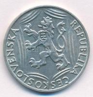 Csehszlovákia 1948. 100K Ag "Függetlenség" T:1- Czechoslovakia 1948. 100 Korun Ag "In...