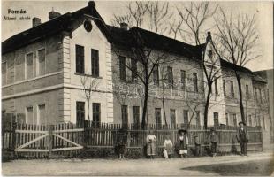 1914 Pomáz, Állami iskola. Kiadja Tóth Pál