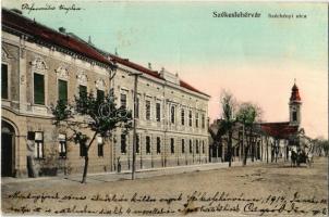 1914 Székesfehérvár, Széchenyi utca, Református templom. Kiadja Horváthné és Rónainé Nr. 3534.