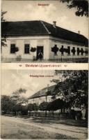 1915 Újszentiván, Gazdakör, Gazdák Szövetsége, Községháza utcával