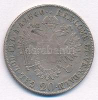Ausztria 1840C 20kr Ag "V. Ferdiánd" (6,57g) T:2- karc
Austria 1840C 5 Kreuzer Ag "F...