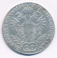 Ausztria 1826A 20kr Ag "I. Ferenc" Bécs (6,43g) T:2- karc / Austria 1826A 20 Kreuzer Ag &q...