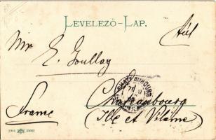 1905 Budapest, mozaiklap: Mátyás templom, Honvéd szobor a Dísz téren, Szent István Bazilika, Igazság...