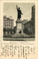 1899 Budapest V. Petőfi szobor. Rigler rt. litho (EK)