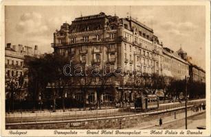 Budapest V. Hotel Donaupalast, Dunapalota Ritz szálloda, 16-os számú villamos (fa)