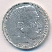 Német Harmadik Birodalom 1938A 5M Ag "Hindenburg" T:1-,2 German Third Reich 1938A 5 Mark Ag "Hindenburg" C:AU,XF Krause KM#94