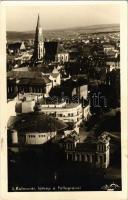 1940 Kolozsvár, Cluj; látkép a Fellegvárról / view from Cetatuie. Belle photo + Kolozsvár visszatért So. Stpl.