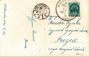 1940 Kolozsvár, Cluj; látkép a Fellegvárról / view from Cetatuie. Belle photo + Kolozsvár visszatért...