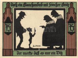 Német Birodalom/Weimari Köztársaság/Glauchau 1921. 75P 6klf teljes sor T:I