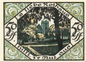 Német Birodalom/Weimari Köztársaság/Scheibenberg 1921. 50Pf 6klf teljes sor T:I